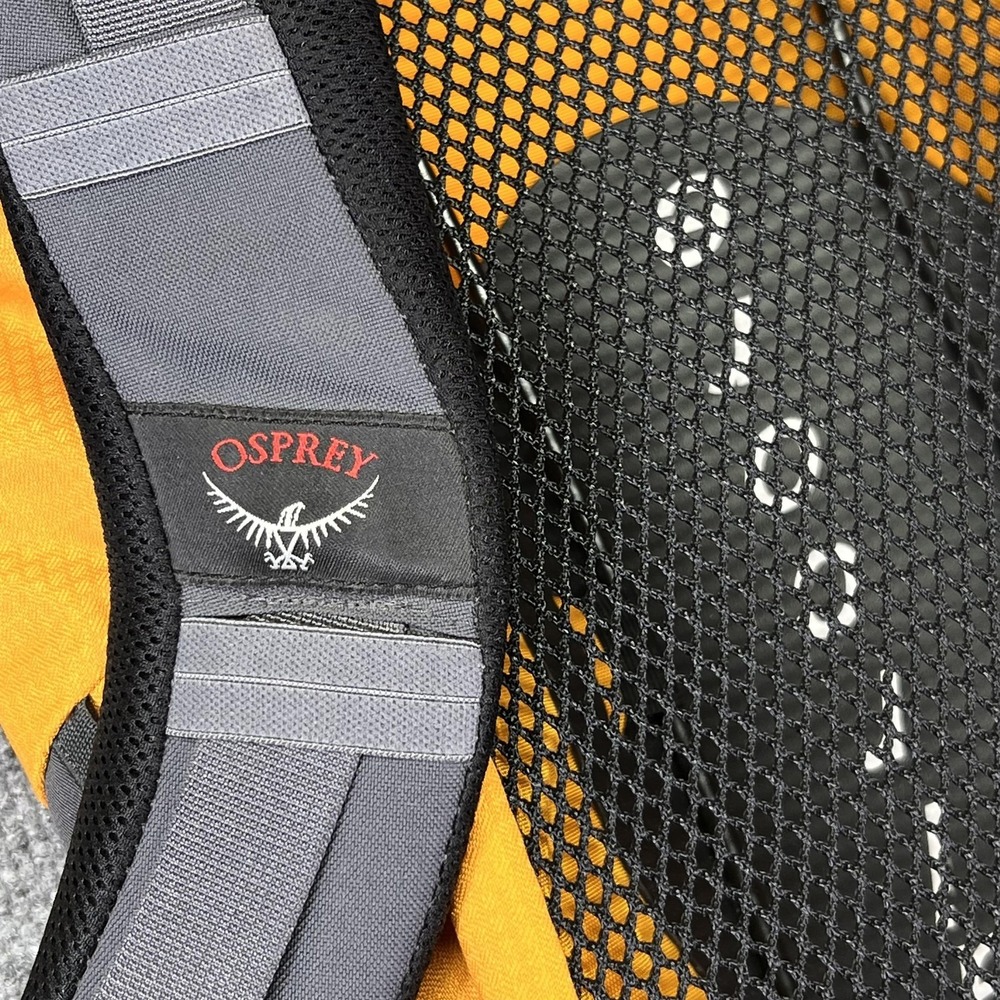 Osprey Stratos 24 Backpack Large Orange Gray Ventilated Hiking Pack Trail - Picture 15 of 15